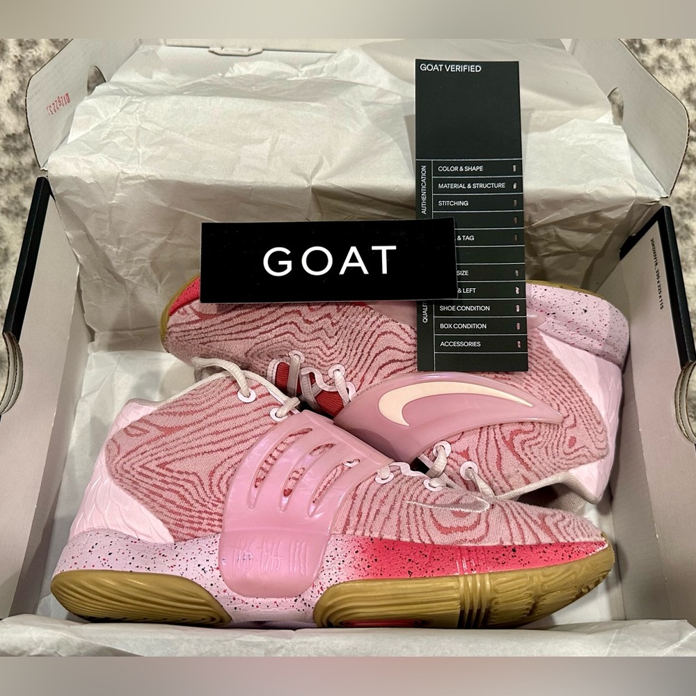 KD 14 Seasonal EP ‘Aunt Pearl’ - Men’s Size 7.5 - Kevin Durant - GOAT Reciept